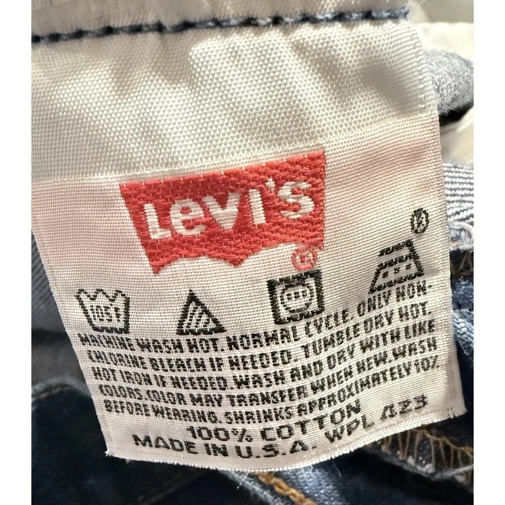 VTG Levi's 501xx Jeans Mens‎ 40x31 Dark Wash Made in USA 90s 1999 Full Tag